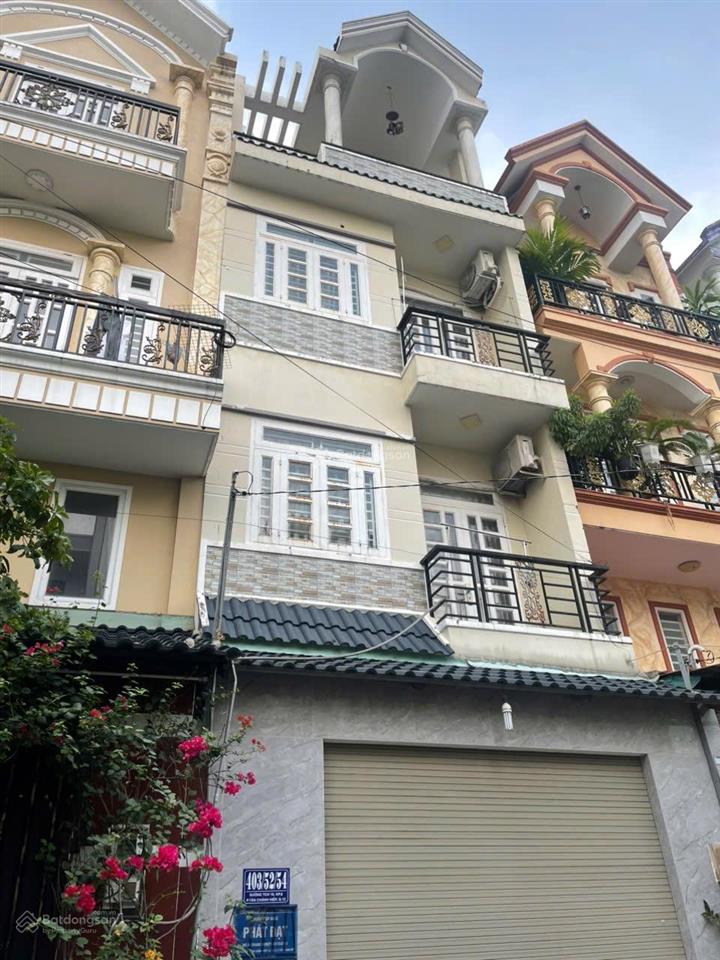 Nhà phố shr hoàn công đầy đủ 4pn 5vs hẻm nhựa 8m