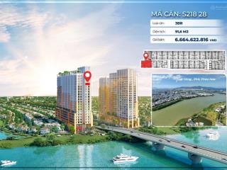 Căn 3 pn tầng cao đẹp nhất dự án sun spana tower đà nẵng  tầng 18