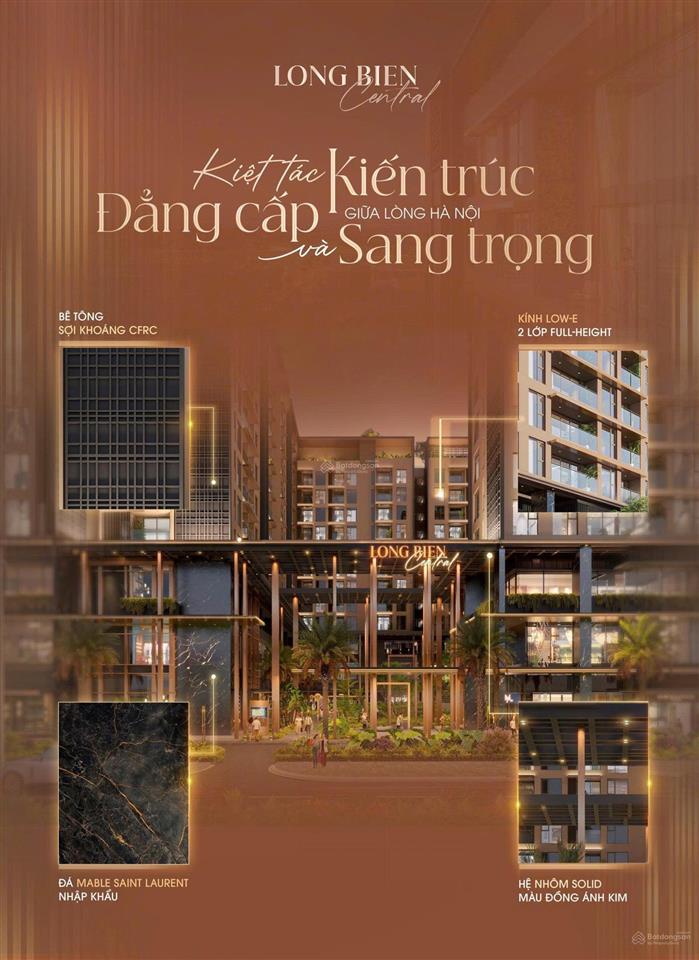 Giá bán trực tiếp từ cđt taseco  long biên central căn 2pn