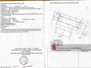 Bán nhà mt 717 phạm văn bạch, 8x33, 255m2, nhà cấp 4, 2mt trước sau, 36 tỷ