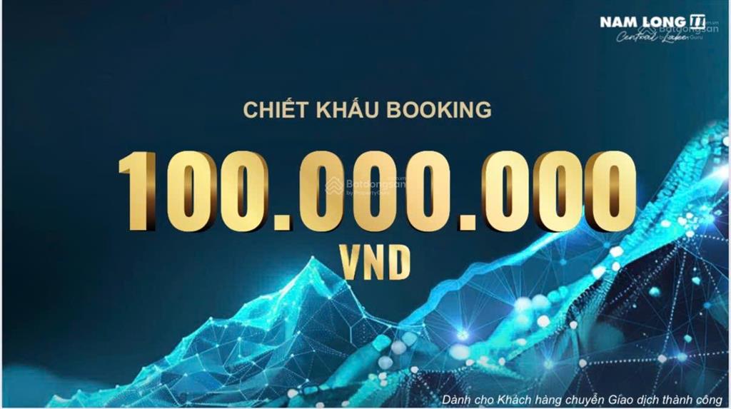 Sốc booking shophouse 100 triệu chiết khấu ngay 100 triệu nam long 2 central lake, 0933 443 ***