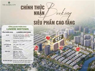 Rỗ hàng độc quyền chỉ còn lại vài căn vị trí đẹp lumiere midtown  thảo 0775 328 ***