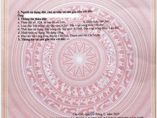 Bán đất 160m2 tại duyên hải, cần giờ, 6,9 tỷ.ngay vin cần giờ dự án nỗi bật nhất tại cần giờ