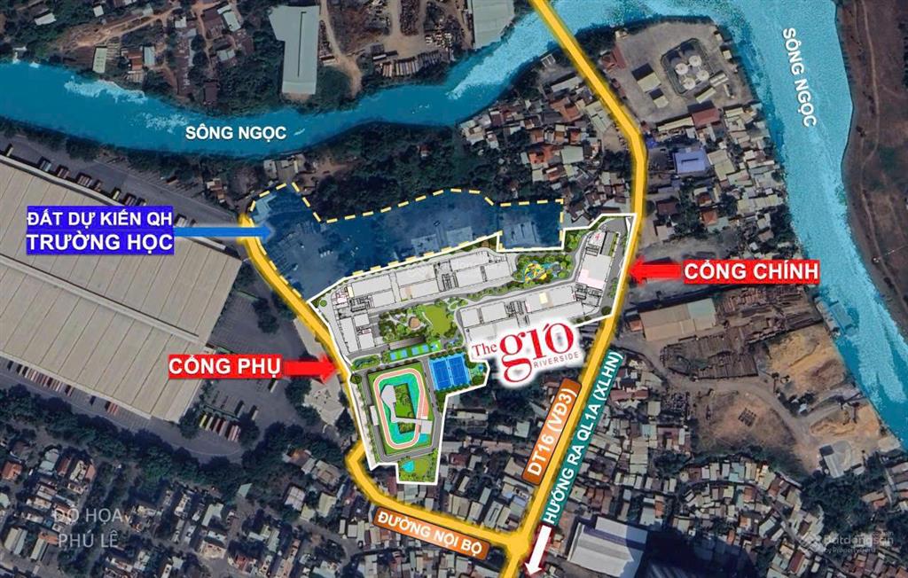 The gió riverside view sông đồng nai, căn 2pn2wc 65m2 45tr/m2/căn, ngân hàng hỗ trợ 0%ls, ck 8%