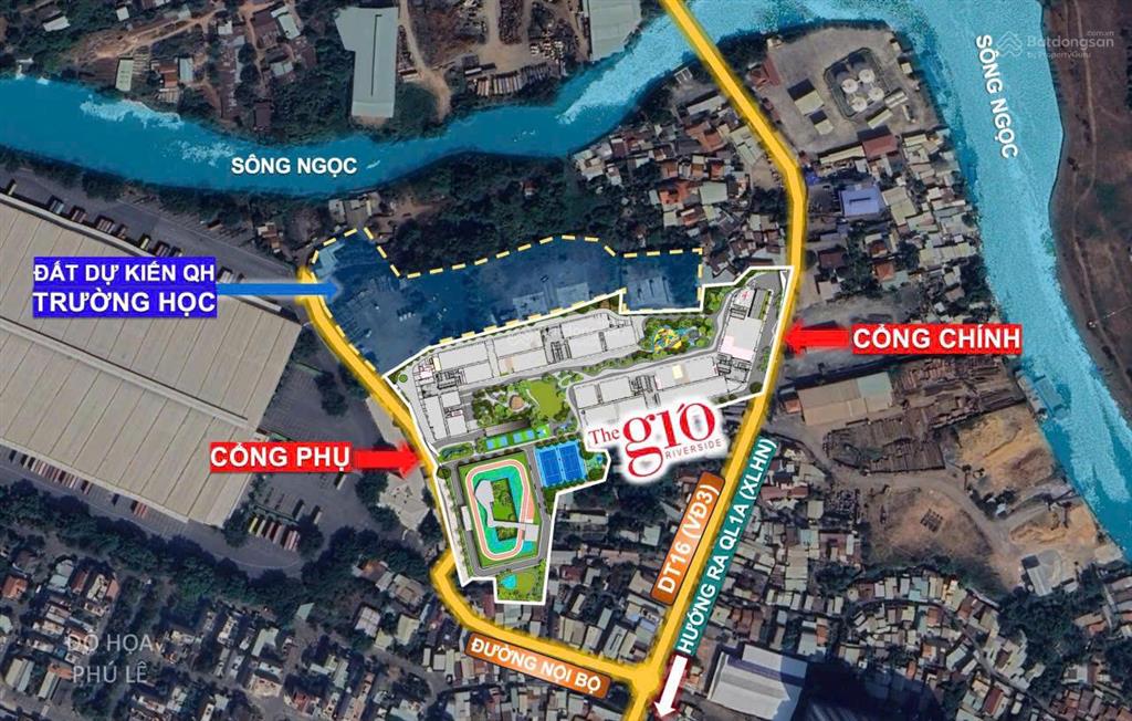 The gió riverside view sông đồng nai, căn 2pn 2wc 65m2 giá 2tỷ7/căn, ngân hàng hỗ trợ 0%ls, ck 6%