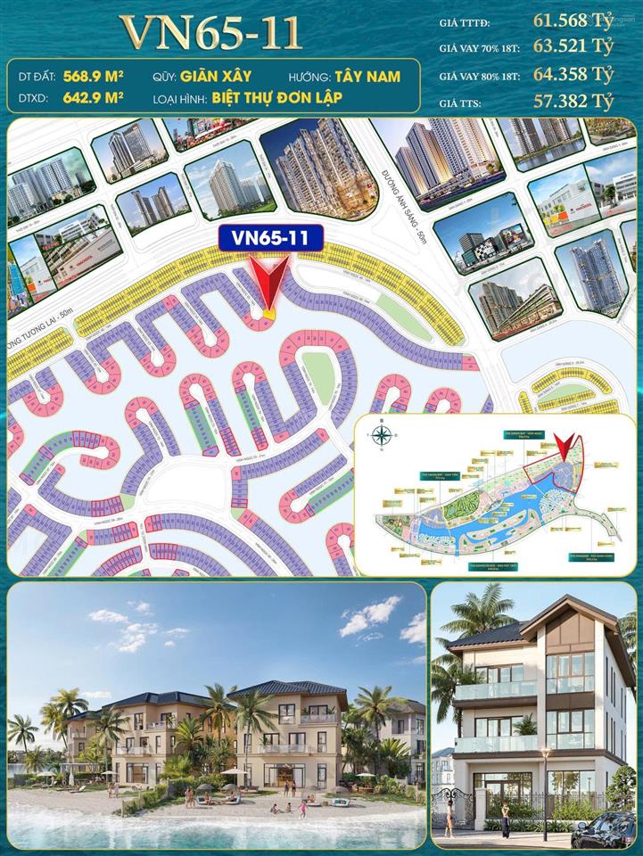 Cần bán gấp căn đẹp vinhomes cần giờ, căn đơn lập móng tay