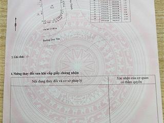 Chào bán siêu phẩm góc 2 mt đường duy tân  núi thành, đà nẵng