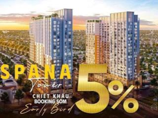 Booking spana tower chiết khấu ngay 5%, tiêu chuẩn cao cấp view sông, pháo hoa, biển