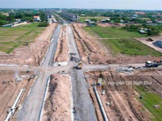 Cọc 100 triệu sở hữu lô đất mặt kênh 140m2, gần vinhomes hậu nghĩa, đường vành đai 4