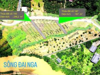 Rinh ngay lô đất thông thoáng view sông đại nga gần quốc lộ 55