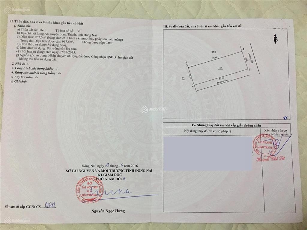 Chính chủ bán lỗ 1 tỷ lô góc đường giải phóng sân bay long thành, xã long an