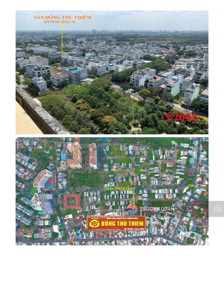 Bán 5 lô đất kdc đông thủ thiêm 0902 454 ***