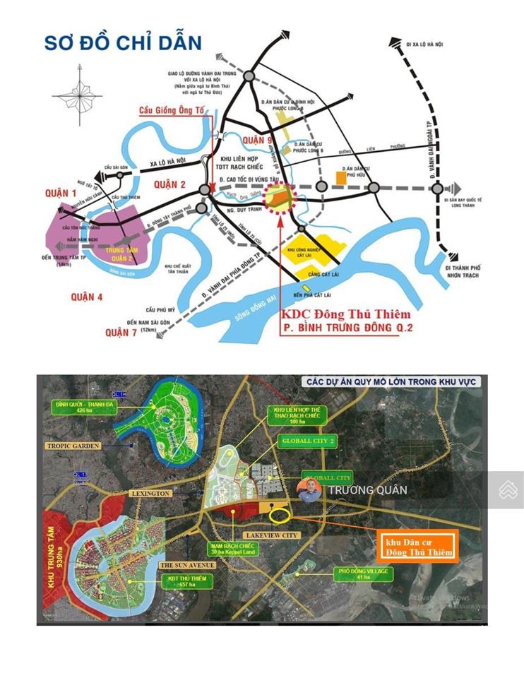 Bán 5 lô đất kdc đông thủ thiêm 0902 454 ***