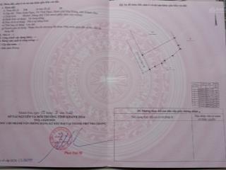 Đất hẻm hùng lộc hầu, xuân ngọc, tây nha trang  90,9m2 ngang 6,4m  giá 1,25 tỷ