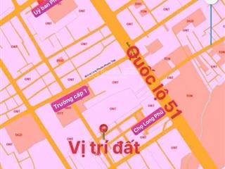 Đất cạnh chợ, xã phước thái, gần ql51 giá chỉ 1 tỷ 7xx.  0908 528 ***