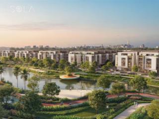 Bán nhà phố sola  the global city q2 giá chỉ từ 145tr/m2 cho nhà phố vườn 5 tầng, dtxd 333,6m2