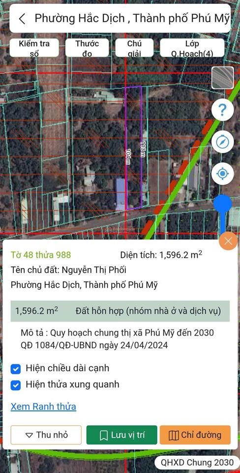 Bán siêu phẩm đất sào trung tâm hắc dịch, phú mỹ