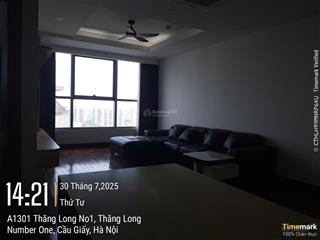 Cc cho thuê chcc thăng long  viglacera 116.9m2 nt đẹp bc đông nam view hồ & cv. giá 18 triệu