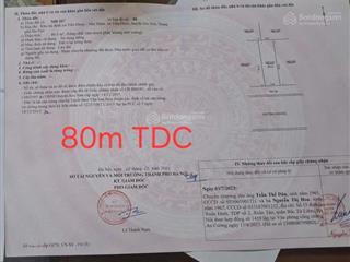Tdc tiên dược hàng hiếm hướng nam diện tích 80m2