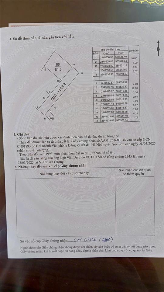 Bán đất đẹp tại hoàng dương, mai đình, sóc sơn, hà nội