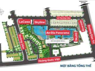 Đất mặt tiền lê thị chợ khu phức hợp lacasa dt 210m2(7x30) giá chỉ 105tr/m2 tl 0937 075 ***