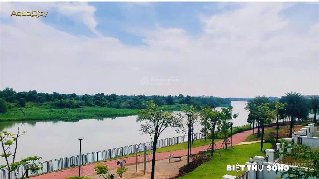 Biệt thự view sông vip  aqua city sông đẹp nhất trong khu  375m2 đất 25 tỷ đã sẵn nhà 0909 113 ***