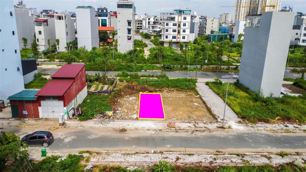 Bán nhanh lô 50m2, mặt tiền 4.14m khu 25ha đất dịch vụ vân canh, giá rẻ nhất trong các lô cùng dt