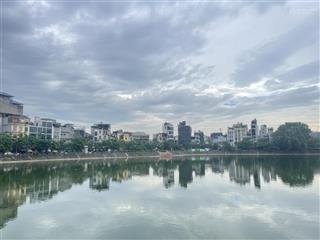 Hàng siêu kín 85m2  mặt hồ linh quang  2 mặt tiền trước  sau phố trần quý cáp  xây building