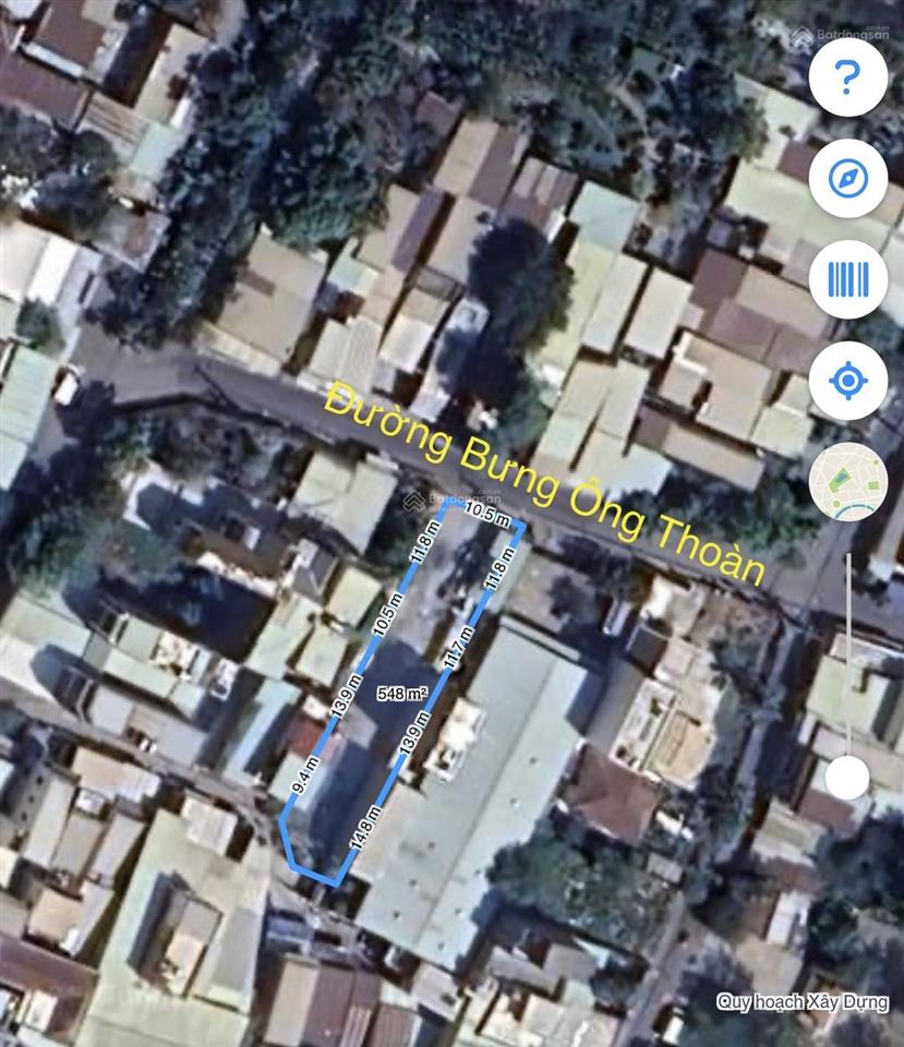 Chính chủ bán mặt tiền đường bưng ông thoàn (547 m2)