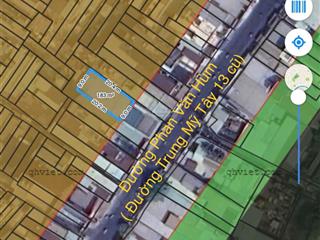 Bán mặt tiền phan văn hùm (trung mỹ tây 13), q12