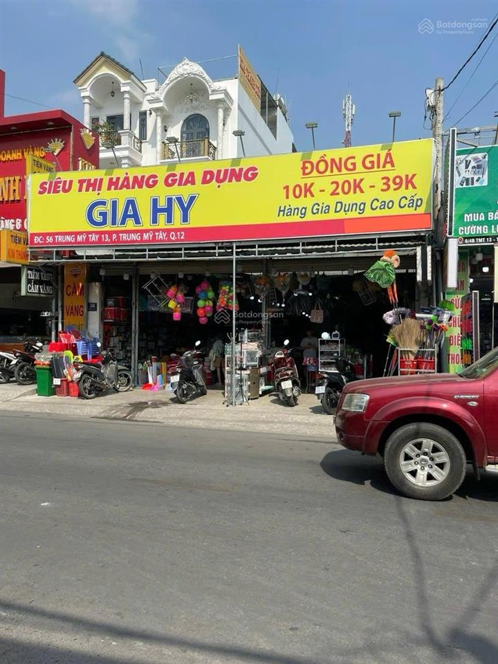 Bán mặt tiền phan văn hùm (trung mỹ tây 13), q12