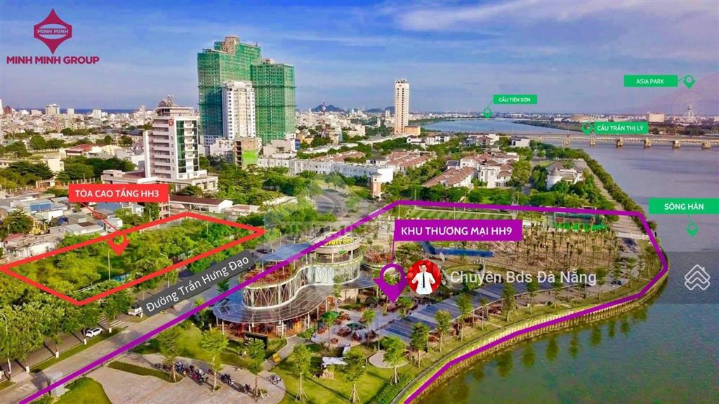 Chủ đầu tư sun group mở bán căn biệt thự, nhà phố sát cầu rồng 200 mét