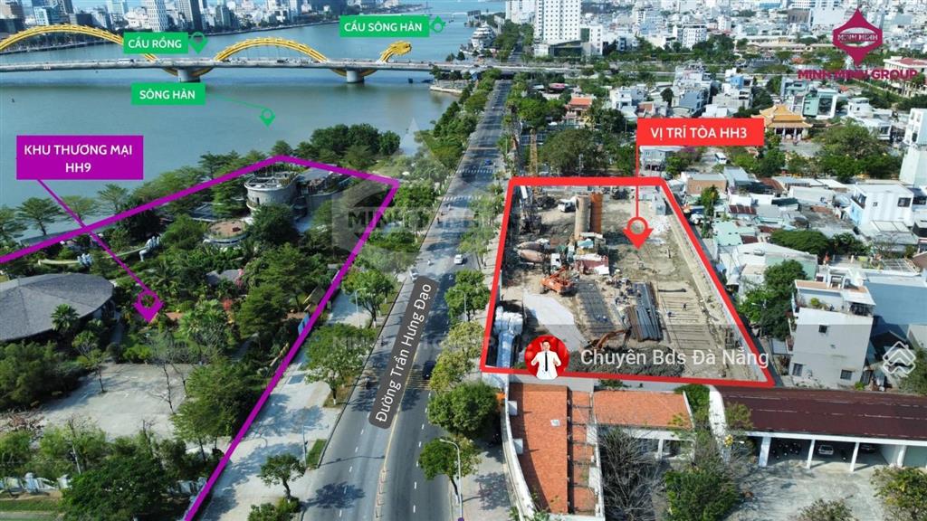 Chủ đầu tư sun group mở bán căn biệt thự, nhà phố sát cầu rồng 200 mét