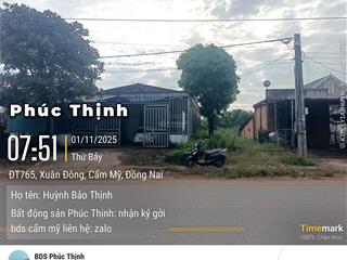 Cần bán mặt tiền tỉnh lộ 765 ngang 15m có 300 thổ giá rẻ