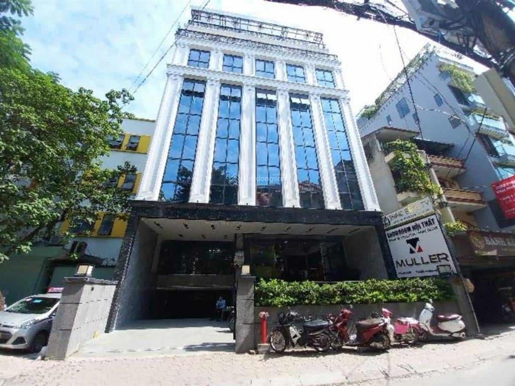 Cực phẩm building 115m2 + 9 tầng mặt phố trung tâm quận thanh xuân lô góc+ mặt tiền 8 m