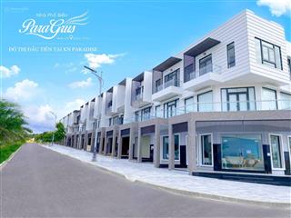 Bán lô nhà phố biển para grus  caraworld cam ranh. giá chỉ từ 15,5 triệu/m². cơ hội đầu tư hiếm có