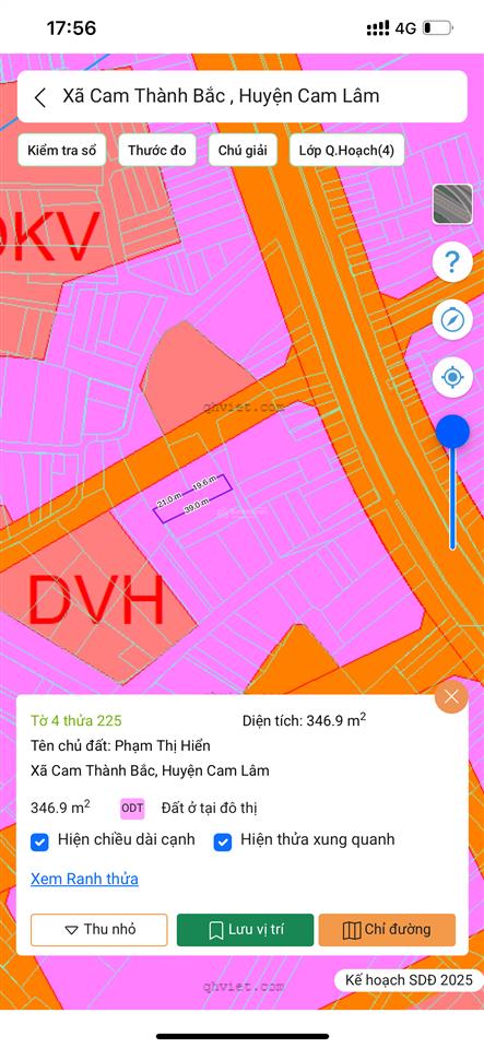 Cần bán lô đất giáp bàn cờ cam đức khu an toàn & tiềm năng