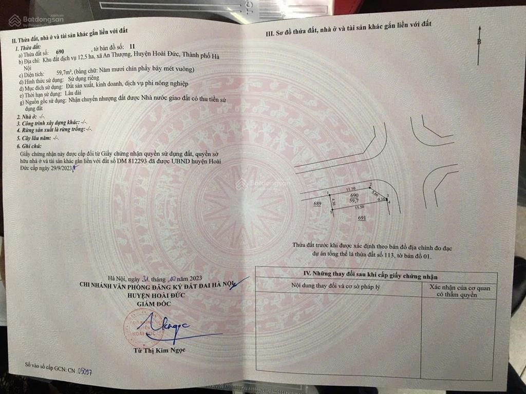 Bán lô góc đất dịch vụ 50m  2 mặt tiền cực đẹp an thượng ngay mặt cắt đường liên khu 8