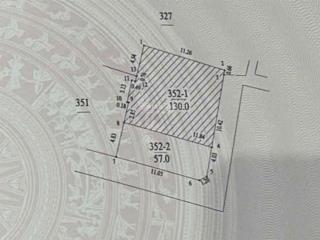 Bán đất thổ cư lô góc 2 mặt thoáng  diện tích 57m² mặt tiền cực rộng 14m