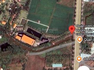 Bán đất phủ hồng 2 mặt tiền đường, mỗi mặt tiền 100m, đường tỉnh lộ 52, trên đất có 3 căn nhà gỗ