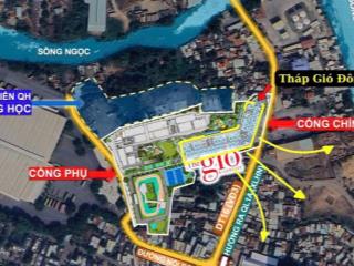 Bán căn hộ góc 2 mặt tiền view sông đông nai the gió riverside