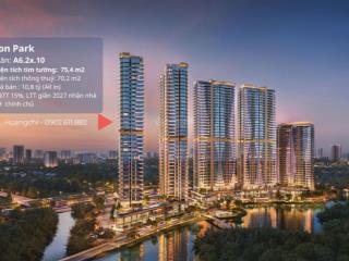 Bán 2pn 75m2, tháp a6, giá chỉ 10,8 tỷ (all in), tầng cao view tt thoáng đẹp,  chính chủ