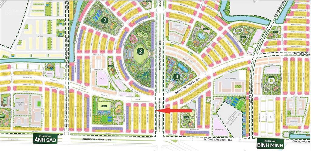 Căn liền kề sop măt đường sáng tạo rộng 68m