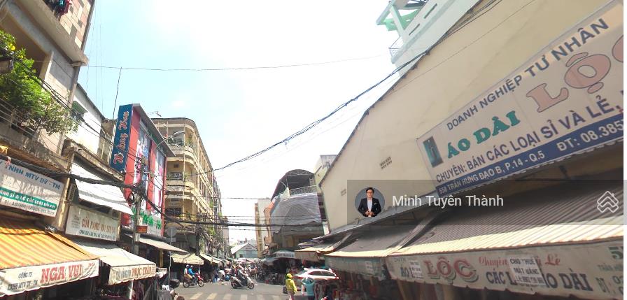 Bán nhà mt chợ vải, nở hậu, mtkd, 3,7x14m, trệt 3 lầu, giá 22,5 tỷ còn tl, hiện cho thuê 30 tr/th