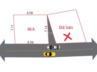 Bán 56.9m2 ô tô tránh nhau tại tổ 9, thị trấn quang minh, mê linh, hà nội