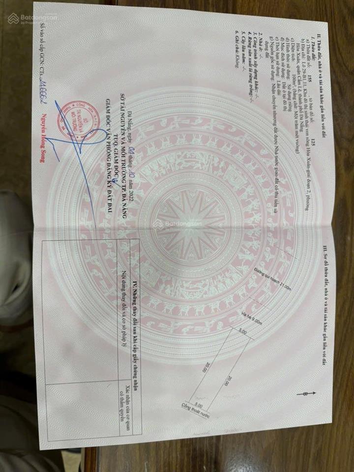 Lô duy nhất còn sót lại đường 21m lề 9 mai chí thọ, cạnh võ chí công