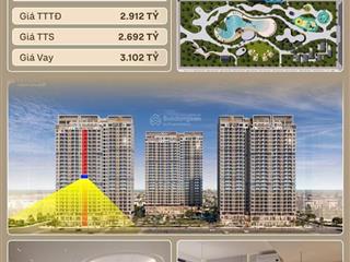 Căn hộ 1n+ 45,7m2 masteri trinity square  giá rẻ nhất thị trường  hỗ trợ vay đến 70%