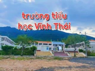 Bán lô 2 mặt tiền đường 13m tđc đất lành ( khu mới )  vĩnh thái gần trường tiểu học.
