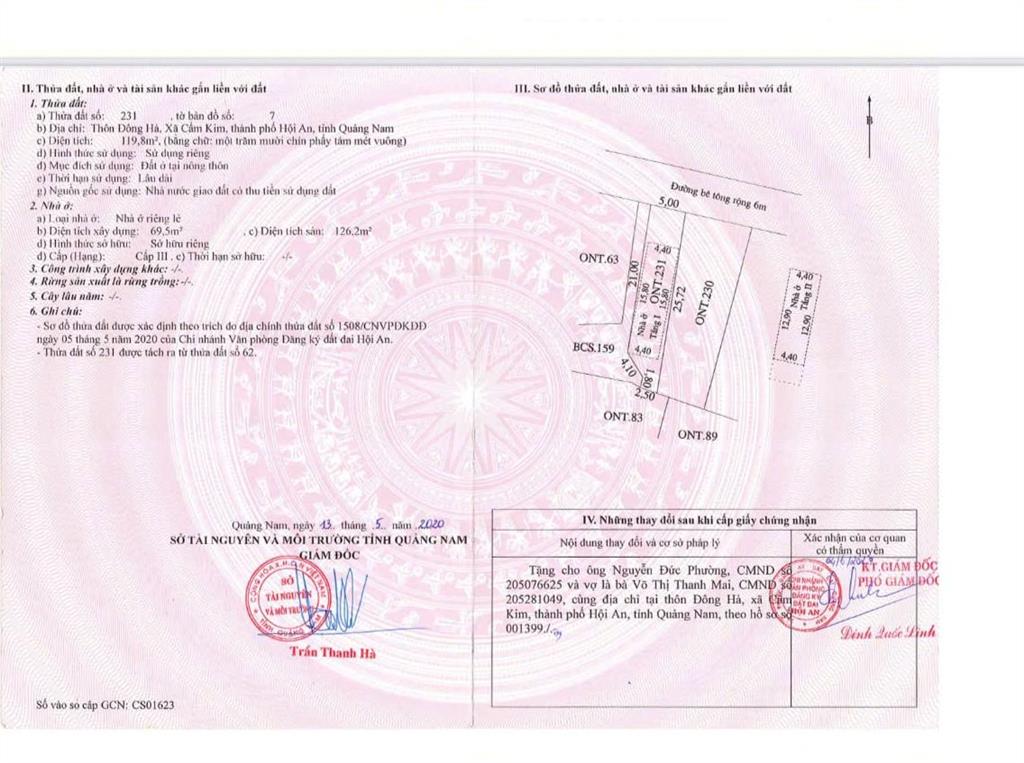 Nhà 2 tầng đường chính đông hà cẩm kim, đang cho thuê sẵn dòng tiền, dt 120m2 ngang 5m