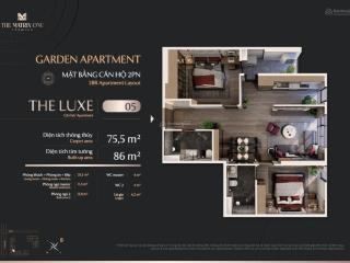 Căn hộ 2 phòng ngủ rẻ nhất dự án the matrix one